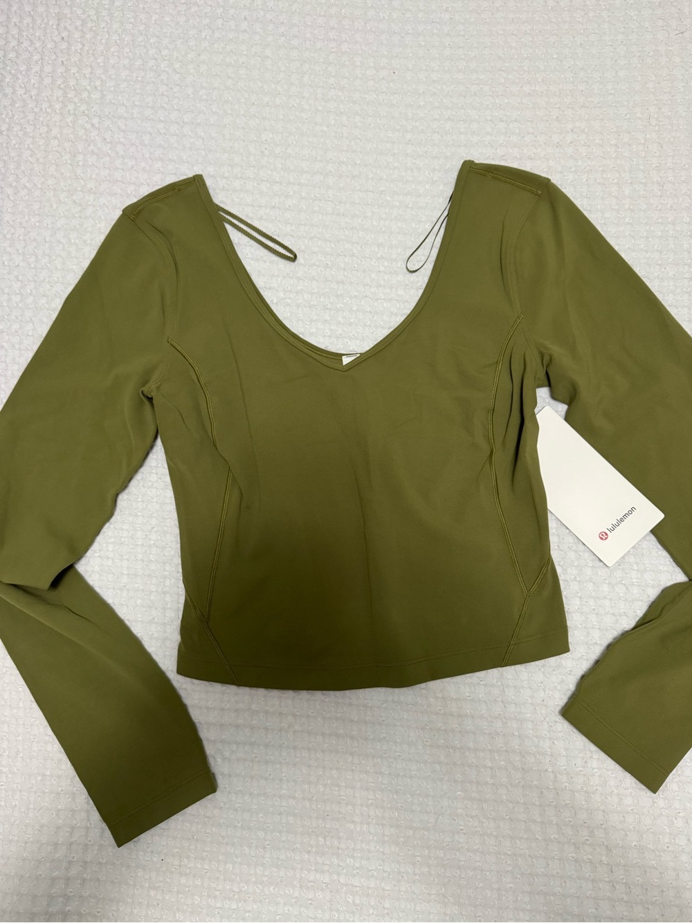 lululemon athletica align long sleeve bronze green